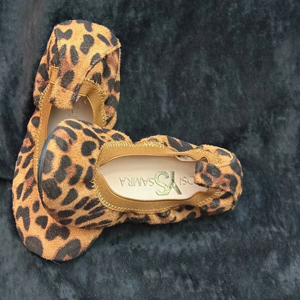 Kids Leopard Print Slip-On Shoes - Brown